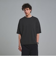 ドルマンスリーブ クルーネック 半袖Tシャツ -UVカット・接触冷感・遮熱-