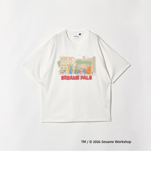 【別注】＜URBAMENT＞「セサミストリート」半袖 Tシャツ