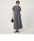 ［size SHORTあり］シャツ襟 フィット＆フレア タック ショートスリーブ ワンピース