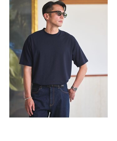 Somarti クルーネック 半袖 Tシャツ -UVカット・汗染み防止・遮熱-