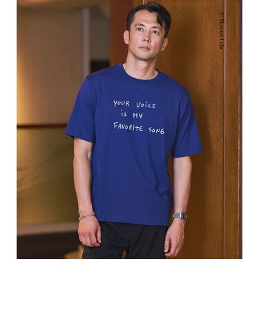 【別注】<Thomas Lelu>サインアート 半袖 Tシャツ カットソー