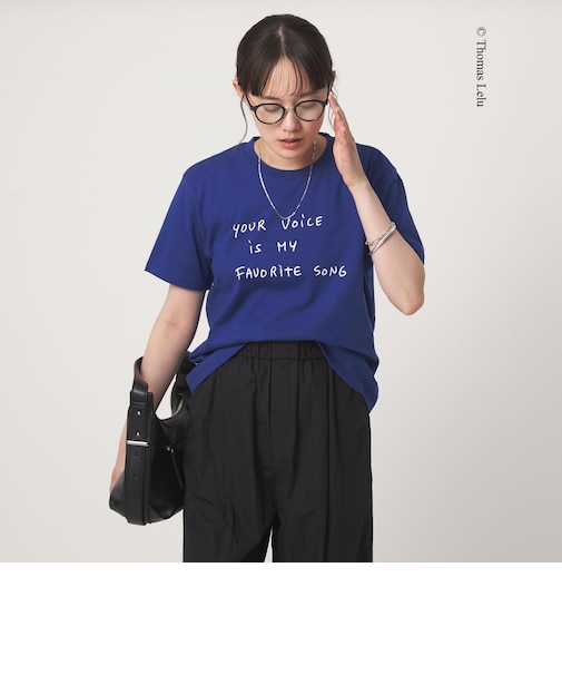 【別注】＜Thomas Lelu＞サインアート 半袖 Tシャツ カットソー