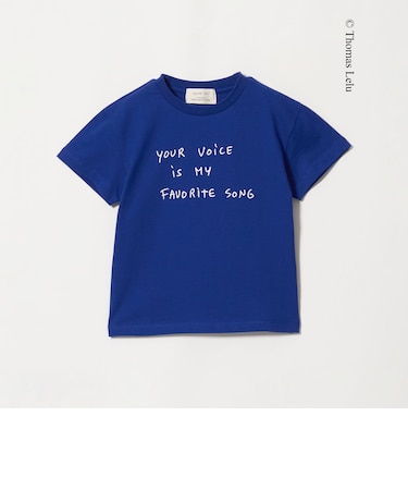 【別注】＜Thomas Lelu＞サインアート 半袖 Tシャツ カットソー / キッズ 120cm-140cm
