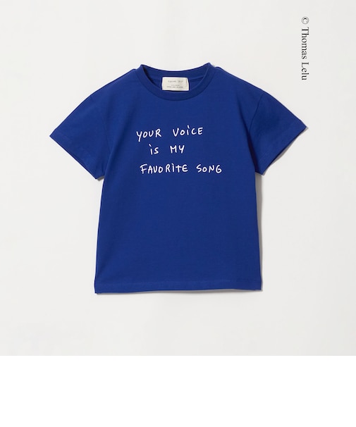 【別注】＜Thomas Lelu＞サインアート 半袖 Tシャツ カットソー / キッズ 120cm-140cm