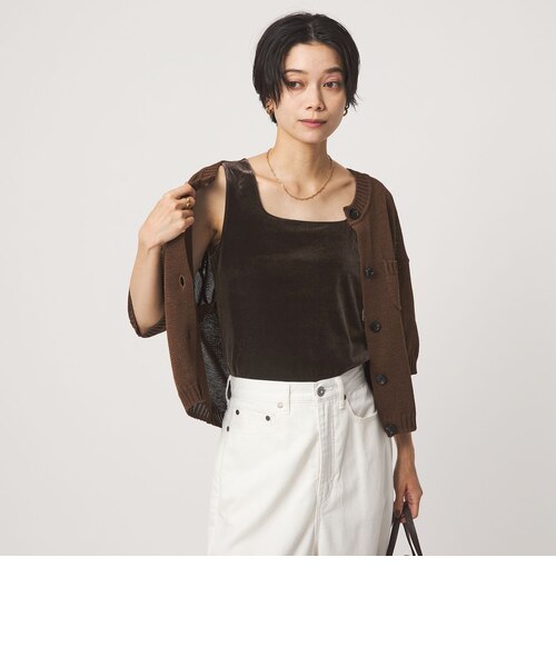 ベロア タンクトップ｜グリーンレーベル リラクシングの通販｜&mall