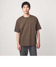 クリア MVS ヘンリーネック 半袖 Tシャツ