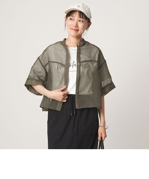 See Sew シーソー レイヤードショートスリーブボックスシャツ See Sew