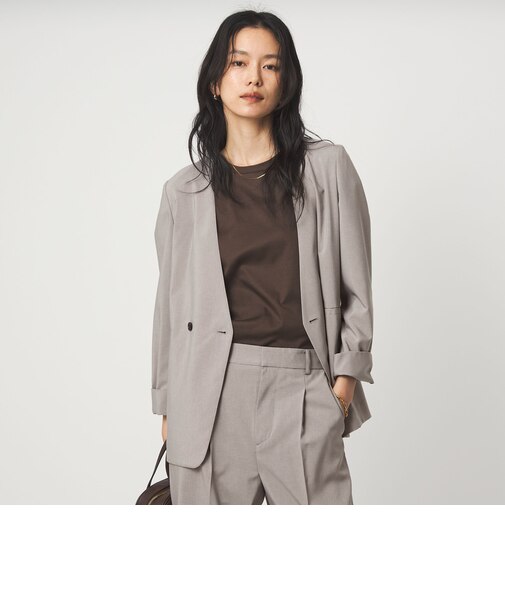 ［size SHORT/TALLあり］トリアセ ノーラペル ジャケット