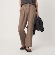 ［size SHORT/TALLあり］BREEZE LINEN ブリーズリネン ワイド パンツ 2