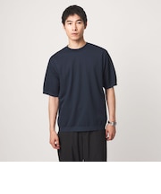ニットライク カノコ クルーネック 半袖 Tシャツ