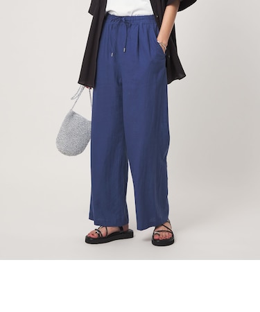 ［size SHORT/TALLあり］BREEZE LINEN ブリーズリネン ワイド パンツ 3
