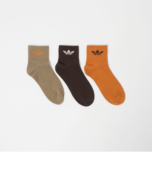 <adidas Originals>ミッド アンクル ソックス / キッズ 19cm-21cm