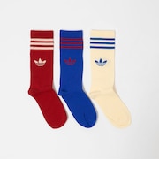 <adidas Originals>クルーソックス / キッズ 19cm-21cm