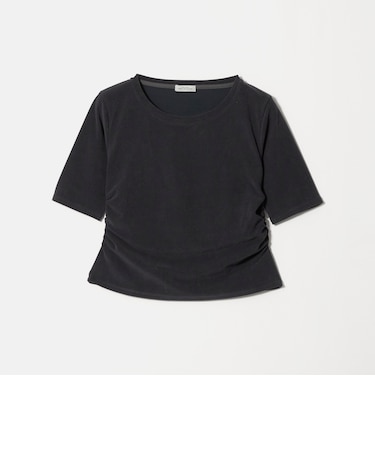 パイル シャーリング 5分袖 Tシャツ