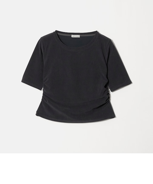 パイル シャーリング 5分袖 Tシャツ