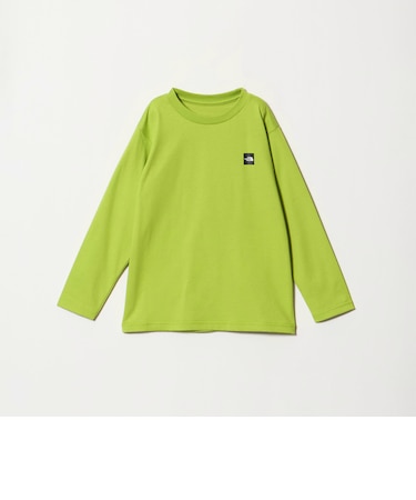 【WEB限定】<THE NORTH FACE> ボックス ロゴ ロングスリーブ Tシャツ / キッズ 130cm-160cm