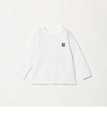 【WEB限定】<THE NORTH FACE> ボックス ロゴ ロングスリーブ Tシャツ / キッズ 110cm-120cm