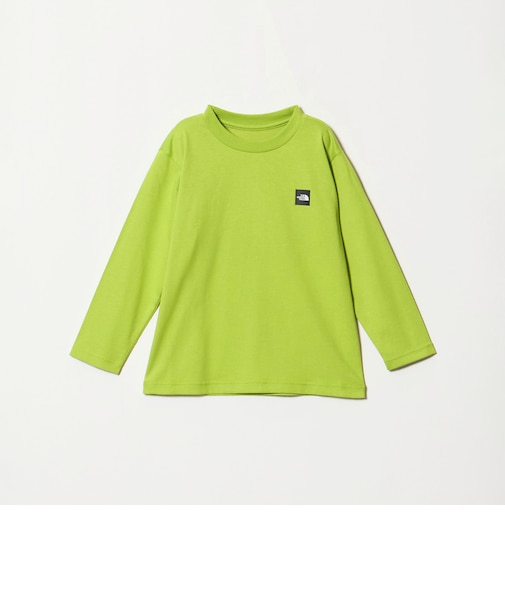 【WEB限定】<THE NORTH FACE> ボックス ロゴ ロングスリーブ Tシャツ / キッズ 110cm-120cm