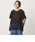 【WEB限定】＜at ease＞イレヘム レース ドッキング ショートスリーブ カットソー