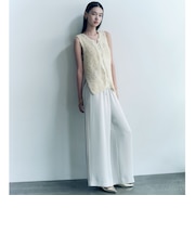 ＜SEASONAL COLLECTION＞ドレープ シルキー パンツ