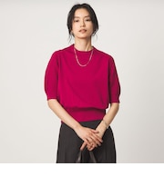 ショート スリーブ プルオーバー ニット