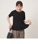 スムース イレヘム ペプラム カットソー 接触冷感