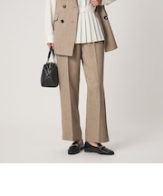 ネップツイル ストレート パンツ マシンウォッシャブル