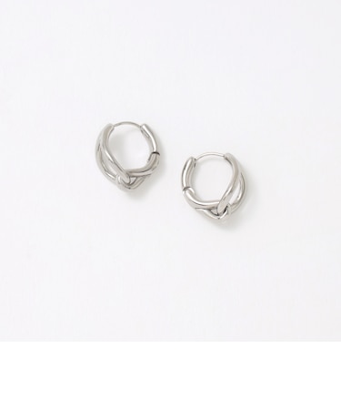 ドロップ フープピアス