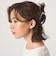 ＜To b. by agnes b.コラボ＞ロゴ ヘアクリップ（オーバル）