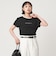 ＜To b. by agnes b.コラボ＞ロゴ リンガー Tシャツ