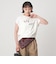 ＜To b. by agnes b.コラボ＞ロゴ フレンチスリーブ Tシャツ