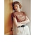 ＜To b. by agnes b.コラボ＞ロゴ フレンチスリーブ Tシャツ
