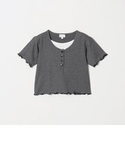 テレコ ヘンリーネック Tシャツ / キッズ 110cm-130cm