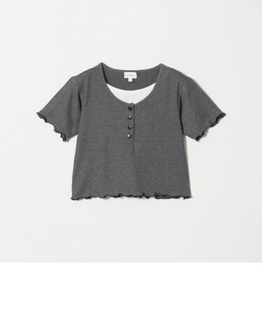 テレコ ヘンリーネック Tシャツ / キッズ 110cm-130cm