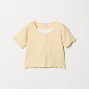 テレコ ヘンリーネック Tシャツ / キッズ 110cm-130cm
