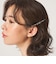 ＜To b. by agnes b.コラボ＞ロゴ ヘアピン