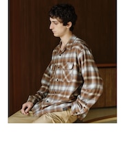【別注】<PENDLETON>チェック オープンカラー 長袖 シャツ