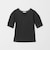 ブライトリブ レース 5分袖 プルオーバー カットソー