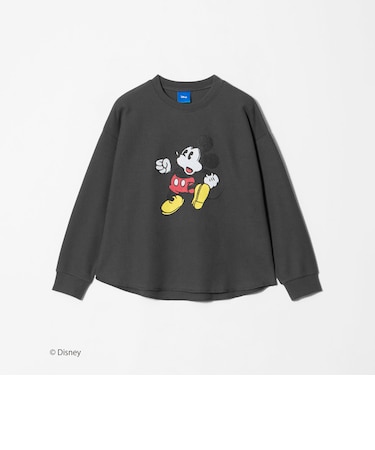 【別注】<URBAMENT>ミッキーマウス ロングスリーブ Tシャツ / キッズ 140cm-150cm