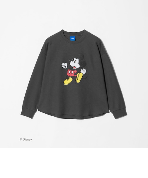 【別注】<URBAMENT>ミッキーマウス ロングスリーブ Tシャツ / キッズ 140cm-150cm
