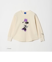 【別注】<URBAMENT>ミニーマウス ロングスリーブ Tシャツ / キッズ 140cm-150cm