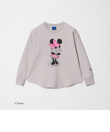 【別注】<URBAMENT>ミニーマウス ロングスリーブ Tシャツ / キッズ 140cm-150cm