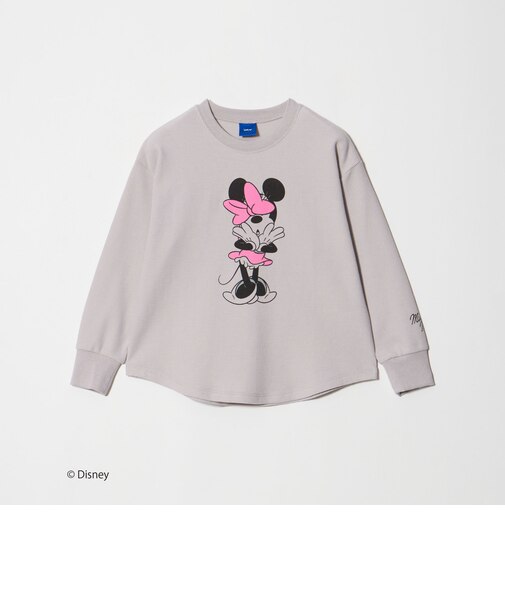 【別注】<URBAMENT>ミニーマウス ロングスリーブ Tシャツ / キッズ 140cm-150cm