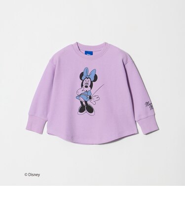【別注】<URBAMENT>ミニーマウス ロングスリーブ Tシャツ / キッズ 100cm-130cm