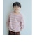 フトピッチ ボーダー ロングスリーブ Tシャツ / キッズ 100cm-160cm