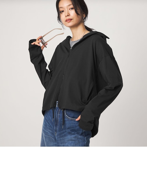 【WEB限定】<at ease>ドロスト カットソー パーカー UVカット 接触冷感 遮熱