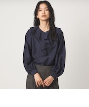 ラッフル ロングスリーブ ブラウス