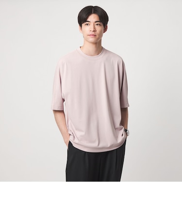 トリコット ドルマンスリーブ 半袖 Tシャツ カットソー -UVカット・吸水速乾-