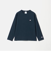 【WEB限定】<Champion>ワンポイント ロングスリーブ Tシャツ / キッズ 140cm-160cm