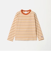 <Champion>ボーダー ロングスリーブ Tシャツ / キッズ 140cm-160cm